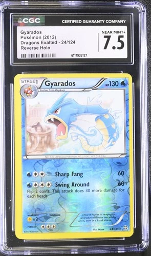 CGC 7.5 Gyarados 2012 Dragons Exalted 24/124 Reverse Holo Pokemon Card