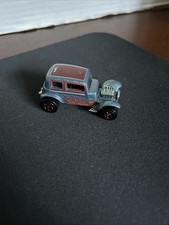 1968 Hot Wheels 1932 FORD VICKY Silver Blue Red Flames w/Red Wheels A 4 1