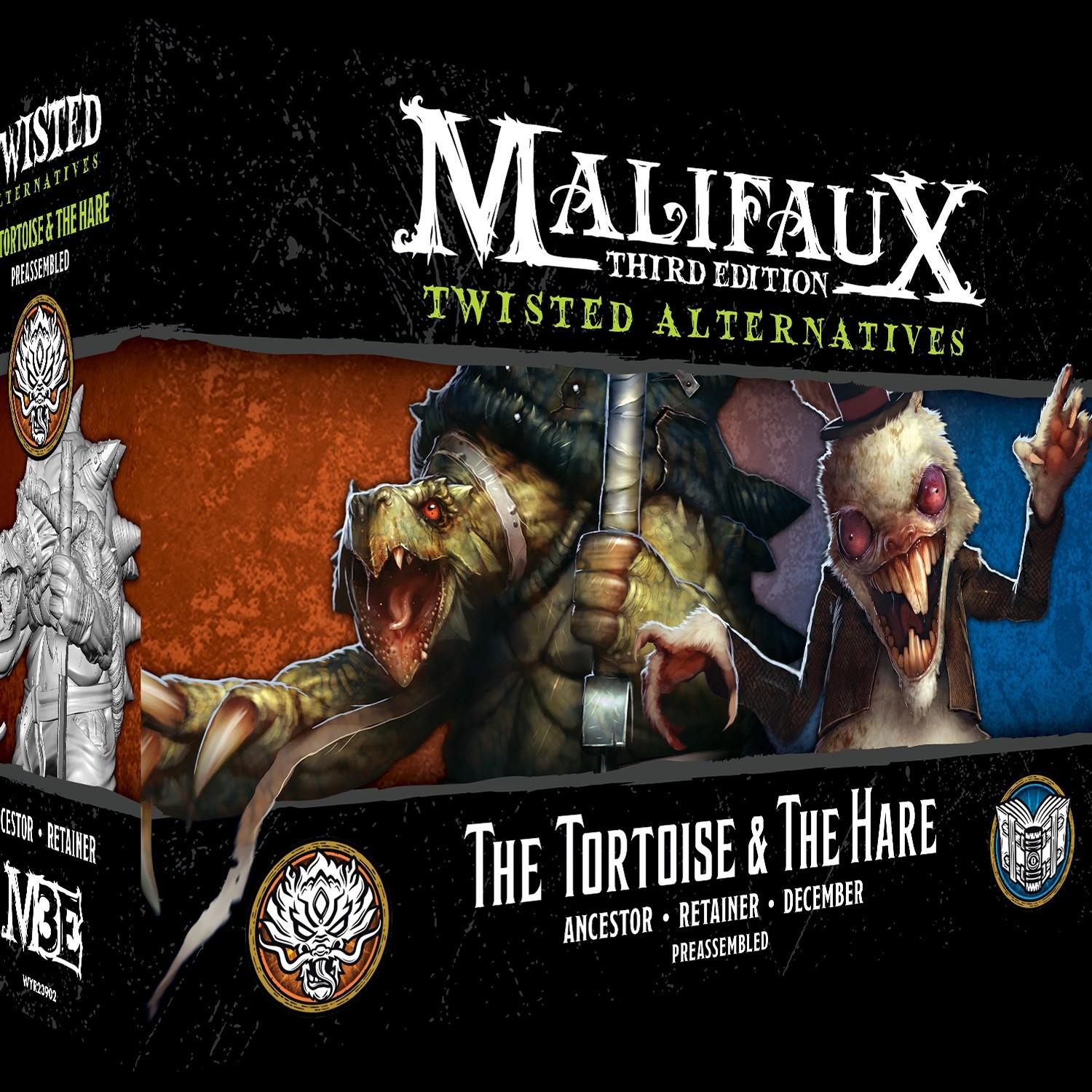 Malifaux 3E: Черепаха и заяц, Переплетенные между собой, в коробке WYR 23902