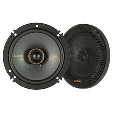 Kicker KS-Series 51KSC6504 6.5" 2-Way Coaxial Speakers with High Power Handling