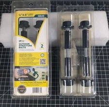 2 packs Of OZCO 56649 3/4-inch by 4-inch to 6-inch OWT Timber Bolts (2 per Pack)