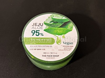 THE FACE SHOP Jeju Aloe 95% Fresh Soothing Gel 300ml | Cooling & Soothing Relief