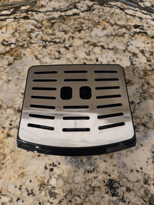 DeLonghi EC155 Stainless Steel Drip Tray Grate Cover and Bottom Replacement Part