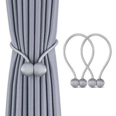Magnetic Curtain Tiebacks 2pcs Curtain Holder Clips Tie Bands Window Home Decor