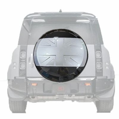 Silver Spare Wheel Tire Tyre Cover Fits For Defender 90 110 130 2020-2026