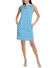 J.McLaughlin Ayla Catalina Cloth Blue Pop Tulip Dress Small NWT $228