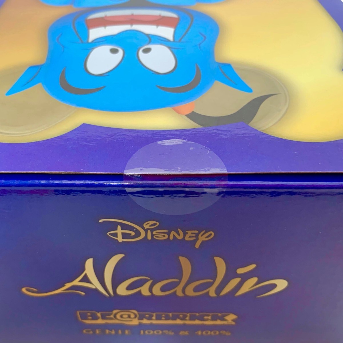 MEDICOM TOY - BE@RBRICK GENIE アラジン 100％ &amp; 400％ BE@RBRICK GENIE 100% & 400% Set Disney Aladdin New Japan