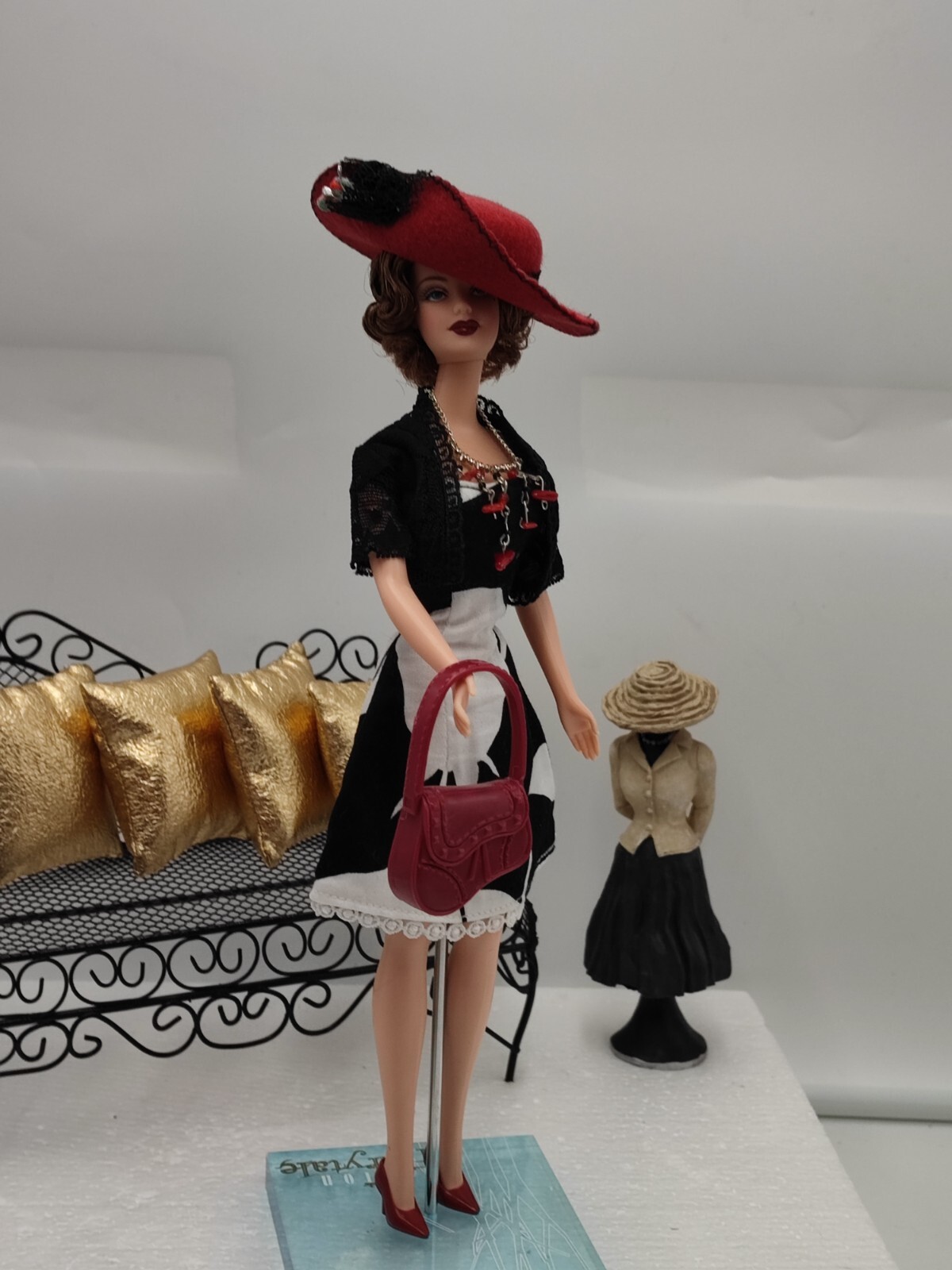 Ensemble création couture OOAK pour Barbie vêtement de collection fait main
