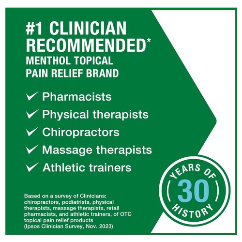 Gel enrollable para aliviar el dolor Biofreeze terapia de frío para dolor muscular y articular 4x89 ml - Imagen 4 de 10