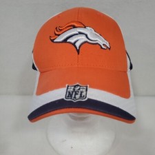 Denver Broncos Reebok Team Apparel NFL Hat Adjustable Authentic Orange Blue