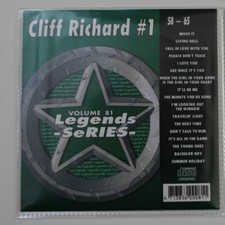 LEGENDS SeRIES KARAOKE CD G CLIFF RICHARD 1 VOL-81 NEW IN plastic with PRINT