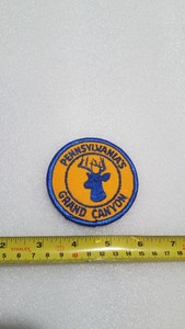 Vintage Patch Pennsylvania's Grand Canyon Deer Souvenir Patch