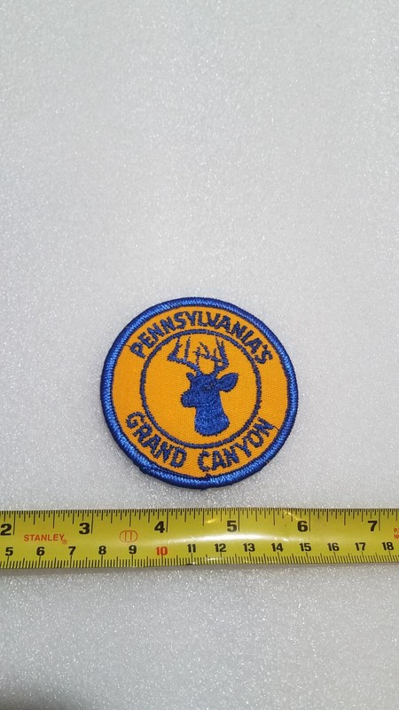 Vintage Patch Pennsylvania's Grand Canyon Deer Souvenir Patch