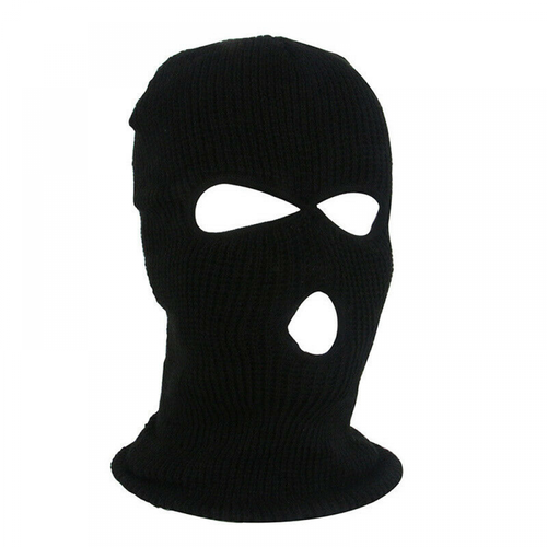 Cappello tattico berretto sci maschera integrale 3 fori invernale passamontagna cappuccio berretto - Foto 8 di 22