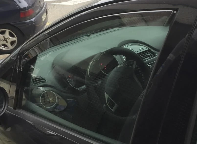 Déflecteurs D'Air Pour FIAT PUNTO EVO | 5P | 2009-2018 Déflecteurs Avant - Photo 2/4