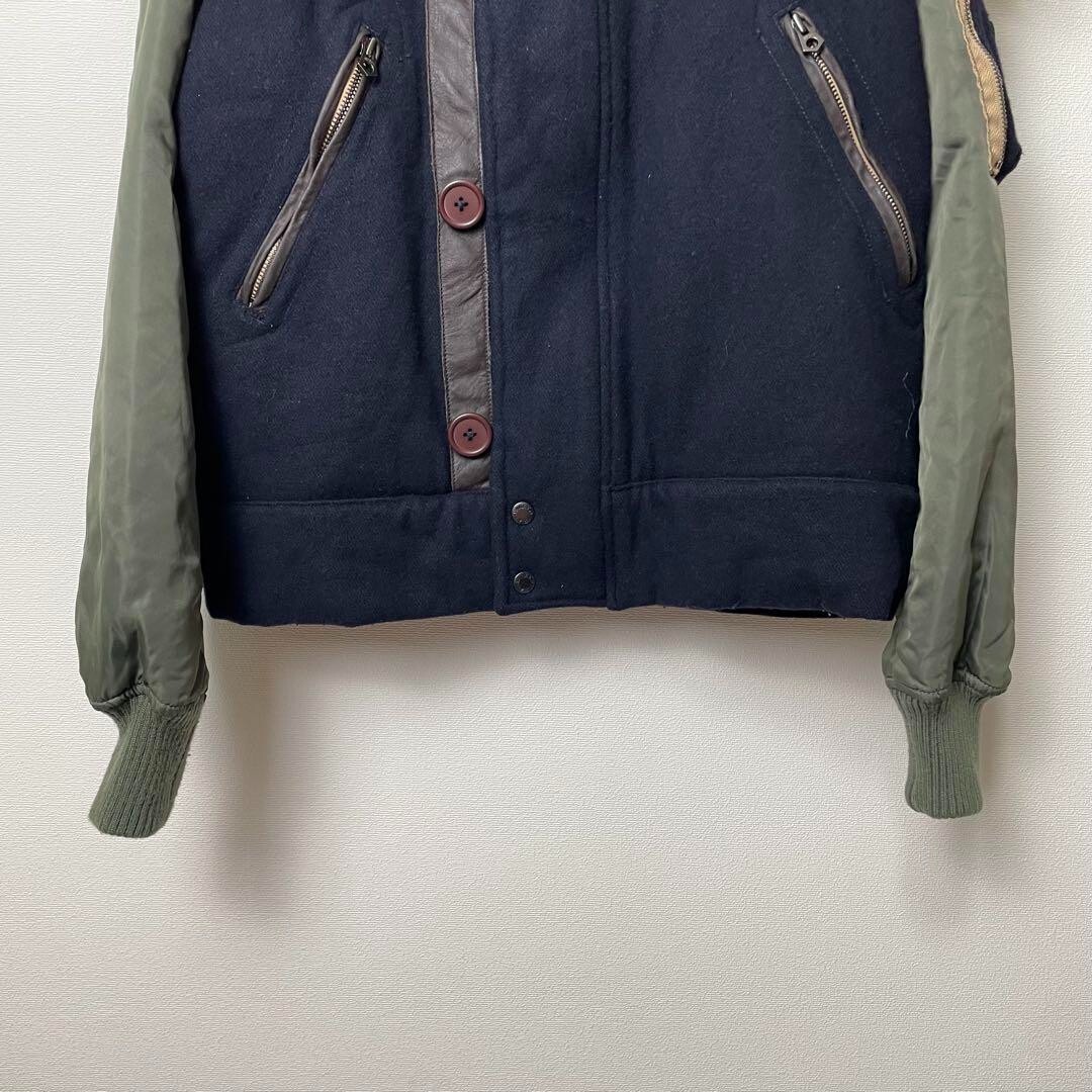 AVIREX N-2B 6162084 Flight Jacket Men Size L Navy & Green | eBay