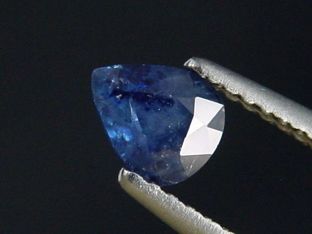 Blauer Saphir 0,66 Ct. Tropfen facettiert (3865t) - Bild 1 von 1