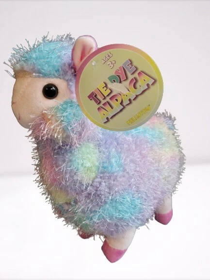 Tie dye alpaca cheap stuffed animal