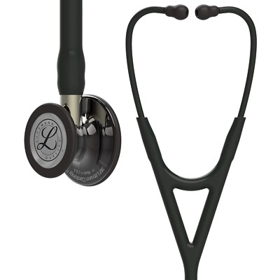 Diagnostisches Stethoskop 3M Littmann Cardiology IV hochglanzpoliert Rauchlack Brust