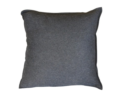 2 Large Restoration Hardware Gray Cashmere Down Filled Throw Pillows 24" - Picture 3 of 11