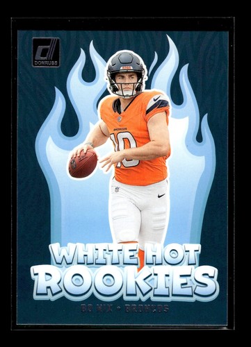 2024 Panini Donruss White Hot Rookies #WH9 Bo Nix (NM+)(FTB) - 第 1/2 張圖片