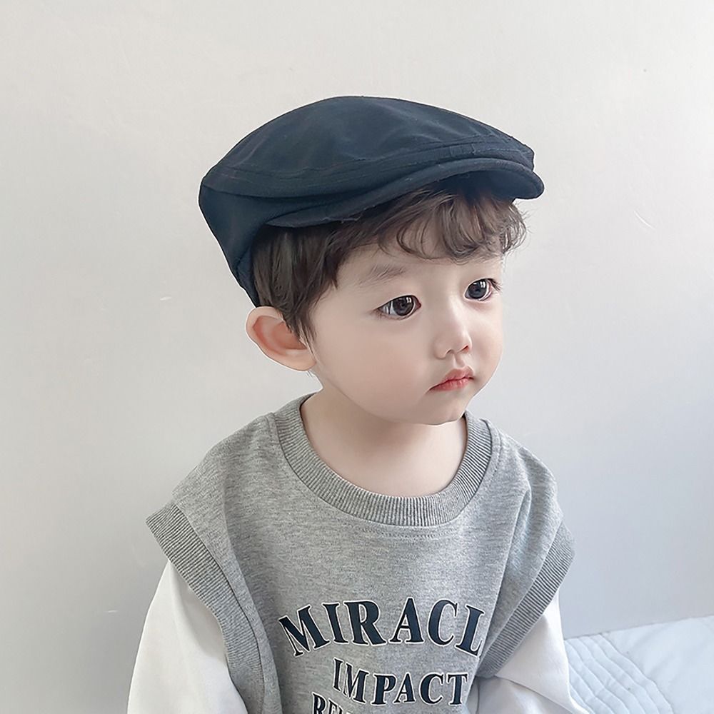 Embroidery Letter Cotton Beret Hat Baby Boy Baseball Caps Boy Girl embroidery-letter-cotton-beret-hat-baby-boy-baseball-caps-boy-girl