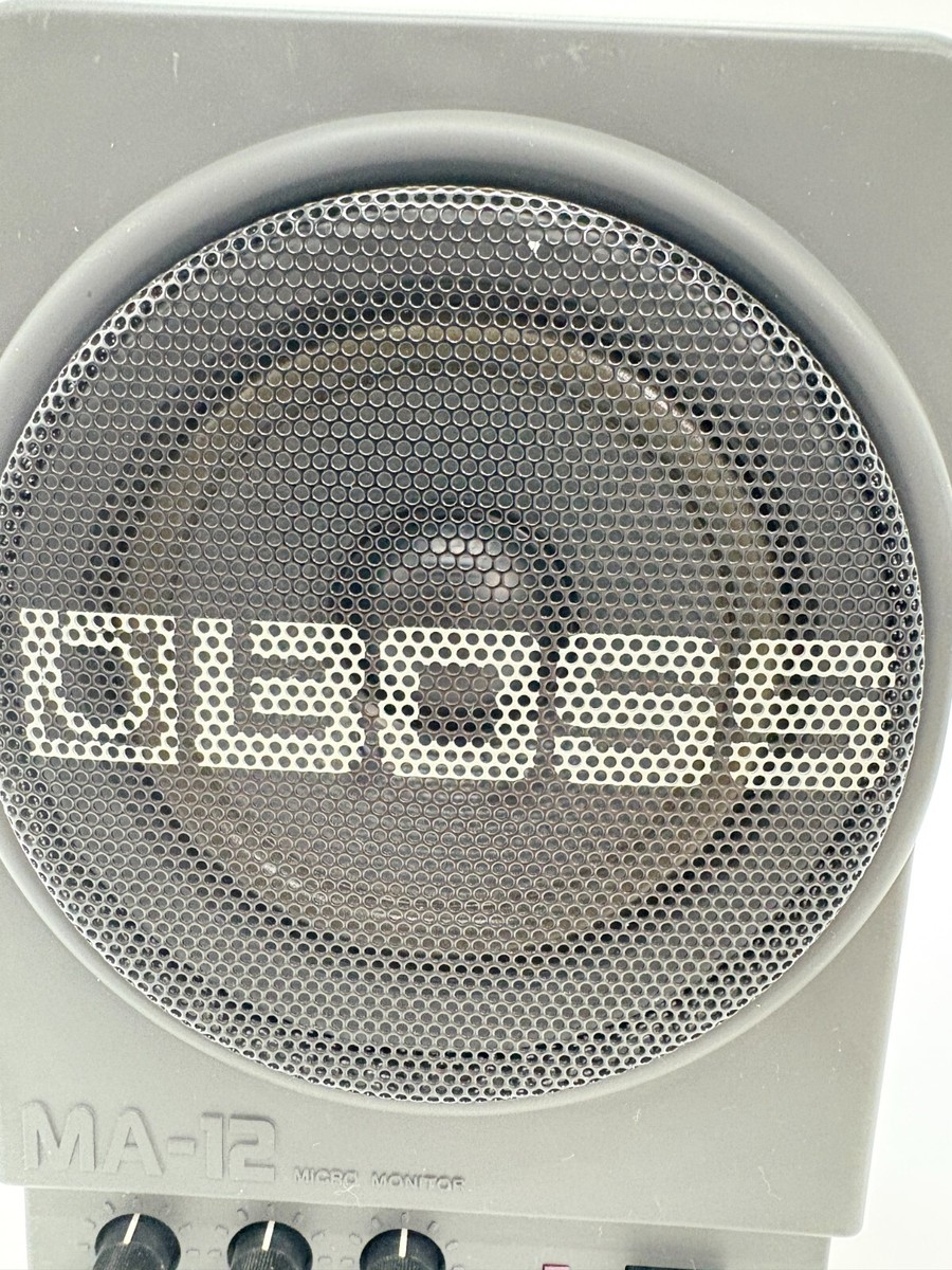 BOSS MA-12 Studio Monitor Speaker Pair Tested Working Used Vintage