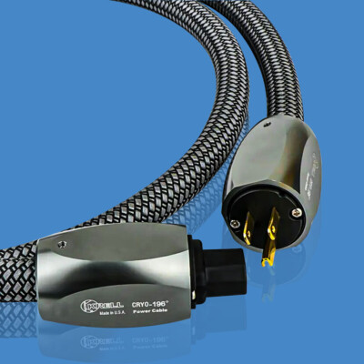 Audiophile US/ EU Plug Amplifier Mains Power Cord HiFi Audio AC Power Cable 
