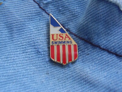 Pin USA Schwimmverband Swimming United States Olympia Olympische Spiele Olympic