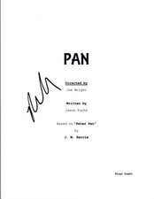 Rooney Mara Signed Autographed PAN Full Movie Script COA VD