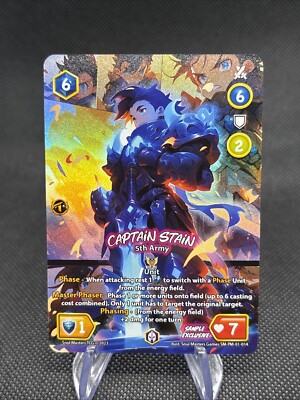 Soul Masters TCG - Captain Stain Chibi - Playable - Sample Packs - POP 100