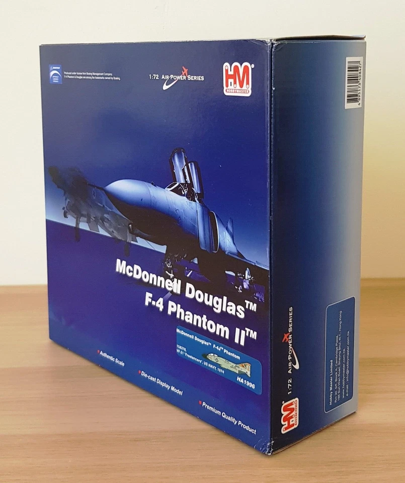 Hobby Master 1/72 HA1996 F-4J Phantom II USN VF-21 Freelancer, USS Ranger - Immagine 4 di 4