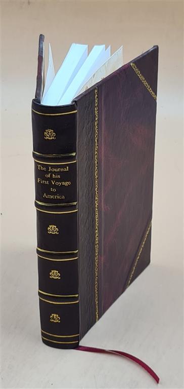 1925 Leather Bound Journal of His First Voyage to America