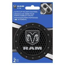 RAM Car Cup Coasters 2-Piece - Cute Coasters for Your Car Cup Holders