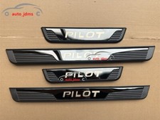 For Honda Pilot Car Accessories Door Sill Strip Protector Scuff Plate Guard X4
