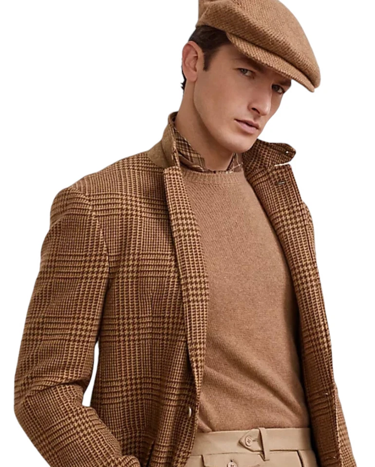 Ralph Lauren 紫色标签 Kent 手工定制羊毛运动外套夹克全新 2495 美元 — 第 4/4 张图片