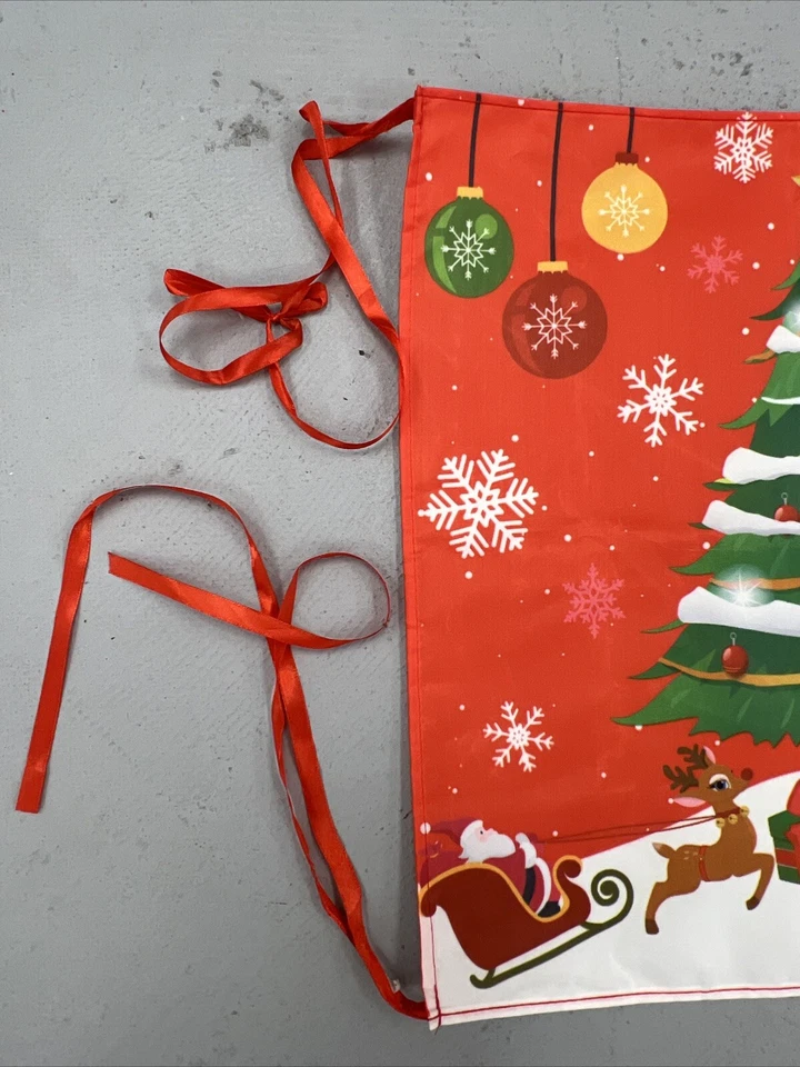 Happy Holidays Banner 97 X 18” Plastic 4 Corner Ties Outdoor/Indoor Very Good - Image 2 of 4