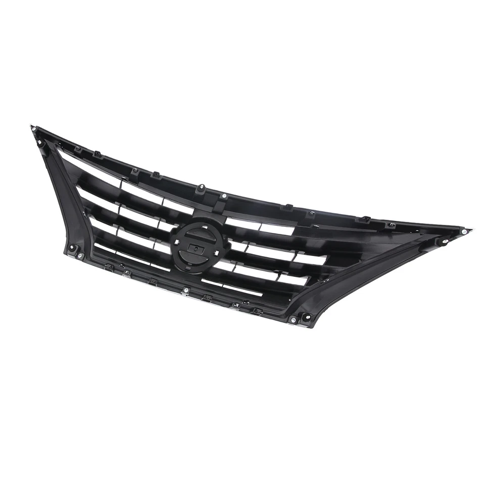 For Nissan Versa 2015 2016 2017 2018 2019 Front Upper Grille Grill W/Chrome Trim Foto 4 de 4