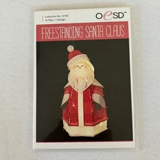OESD FREE STANDING SANTA CLAUSE Machine Embroidery Design CD-ROM 12702