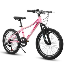 20 inch Children's Bicycle, 7- Speed V - brakes Kids Bike for Outdoor Adventure