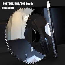 40T/36T/90T/80T Teeth Carbide Circular Slitting Saw Cutter Cutting Tool 63mm OD