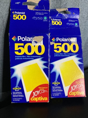 (2) New Polaroid 500 Instant Film JoyCam Captiva boxes. 10 photos each box. - Picture 3 of 3