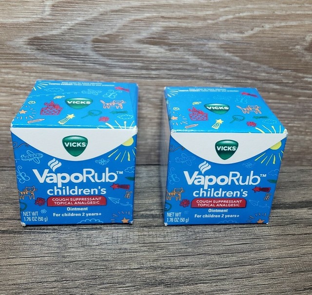 VICKS VapoRub Children’s Ointment Cough Suppressant Topical Analgesic
