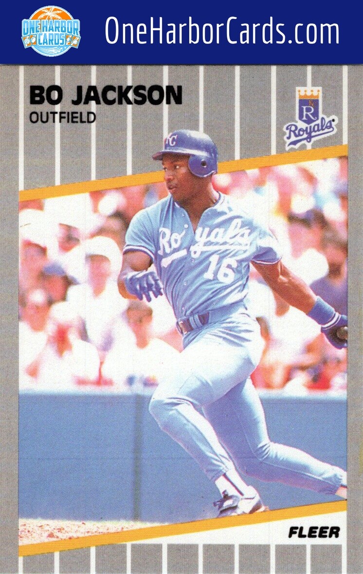 1989 Fleer Kansas City Royals #285 Bo Jackson