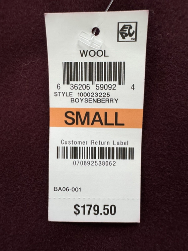 NWT $180 INC International Concepts Boysenberry Wool Overcoat Coat - Men Small - Picture 3 of 12