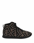 100% AUTHENTIC NEW WOMEN FENDI FREEDOM ZUCCA HIGHTOPS SNEAKER US 7 — photo 2