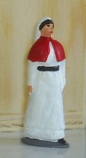 TOY SOLDIERS TIN AMERICAN WORLD WAR 1 MEDICAL NURSE 54 MM