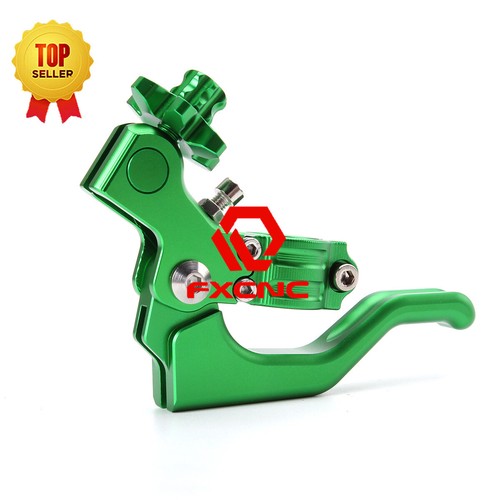 CNC Performance Stunt Clutch Levers Assembly For Kawasaki KLX400 2003-2005 Green - Picture 10 of 13