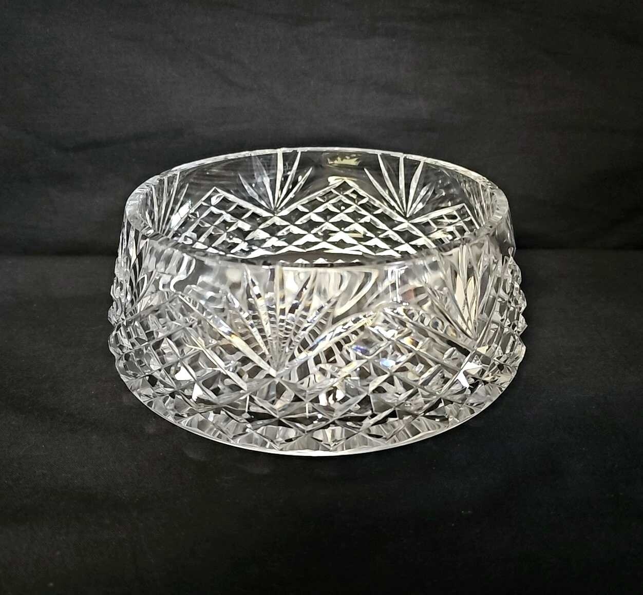 tipperary crystal slievenamon bowl Irish Crystal 7" diameter