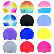 Kids Silicone Swimming Cap - Durable, Comfortable, Elastic Swim Hat UK